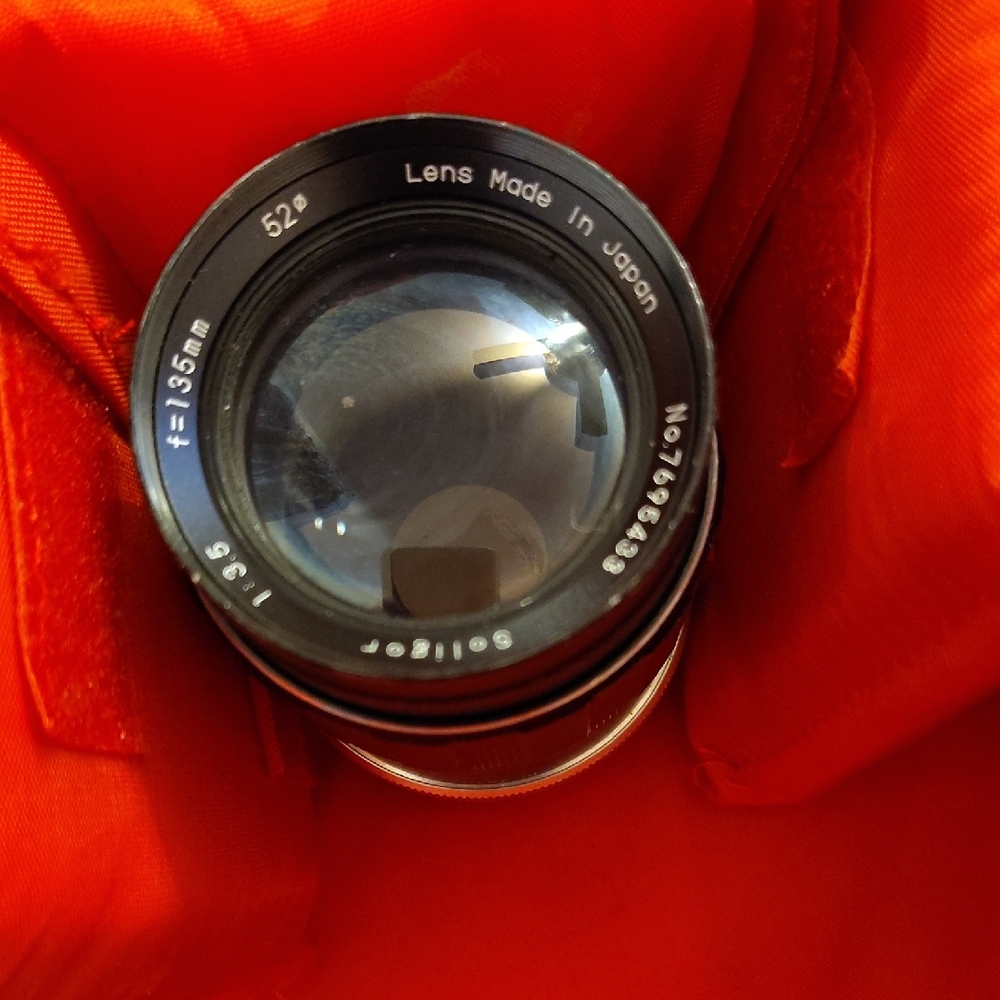 Soligor 135mm f/3.5 Telephoto Lens - Black